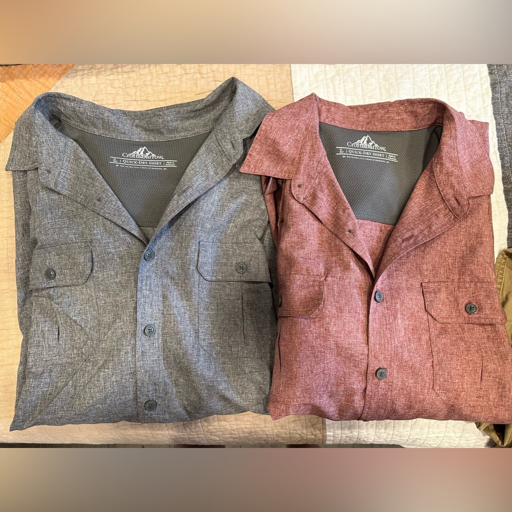 Bundle of 2 Croft and Barrow Button Down Shirts